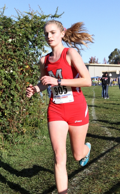 NCS XC D2 Girls-063.JPG - 2009 North Coast Section Cross Country Championships, Hayward High School, Hayward, California